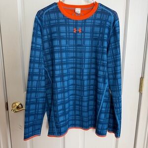 Mens UNDER ARMOUR Reversible Long Sleeve Printed Shirt Size XL